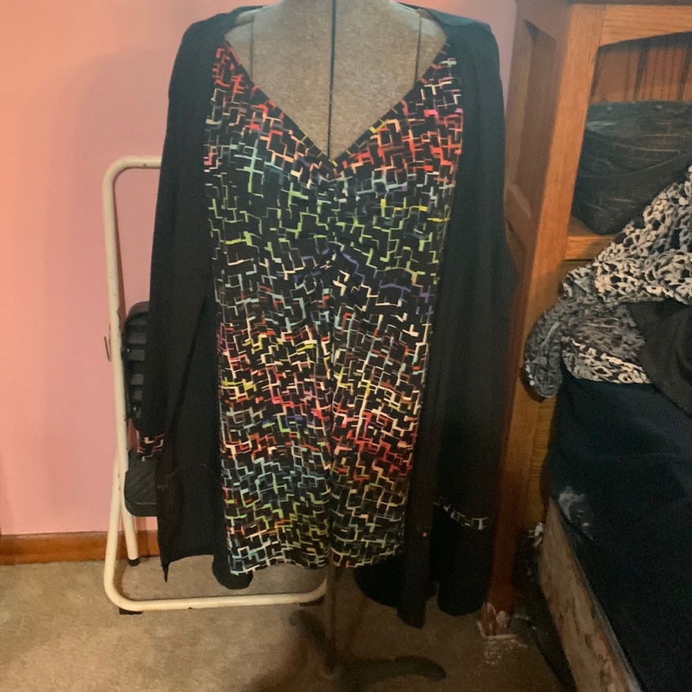 Multiple layered blouse.